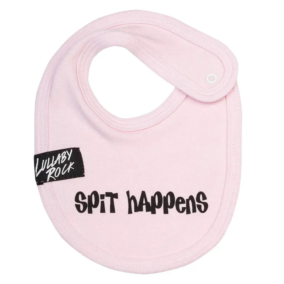 Lullaby Rock - Spit Happens Bibs - Motherhood
