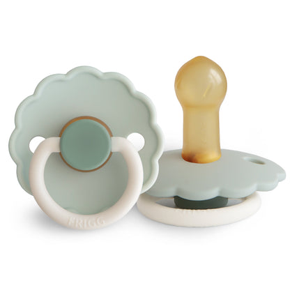 Frigg Daisy Colourblock - Round Latex Pacifier - Little Darling