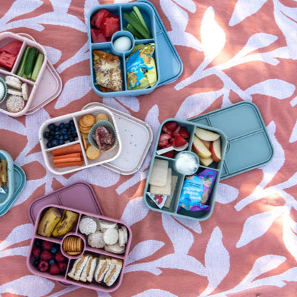 MACCIE MunchMate Silicone Kids Bento Lunch Box | 3 Compartments - Motherhood
