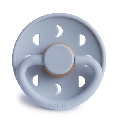 Frigg Moon - Round Latex Pacifier - Powder Blue