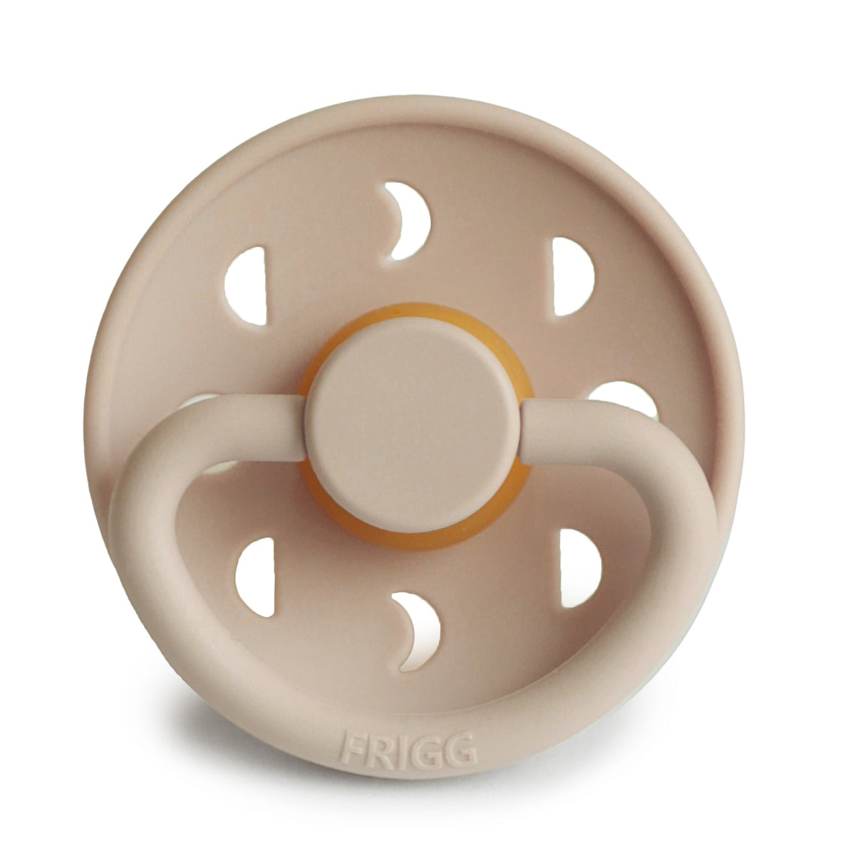 Frigg Moon - Round Latex Pacifier - Croissant
