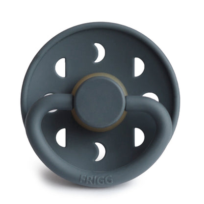 Frigg Moon - Round Latex Pacifier - Slate