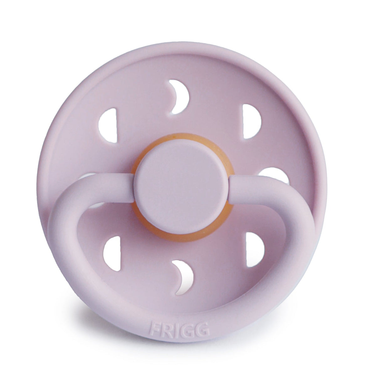 Frigg Moon - Round Latex Pacifier - Soft Lilac