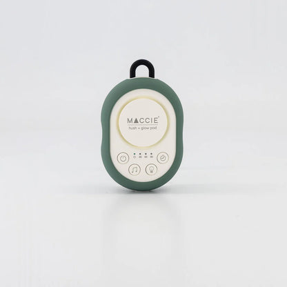 Maccie Hush + Glow Pod – Portable White Noise Machine for Baby Sleep - Motherhood