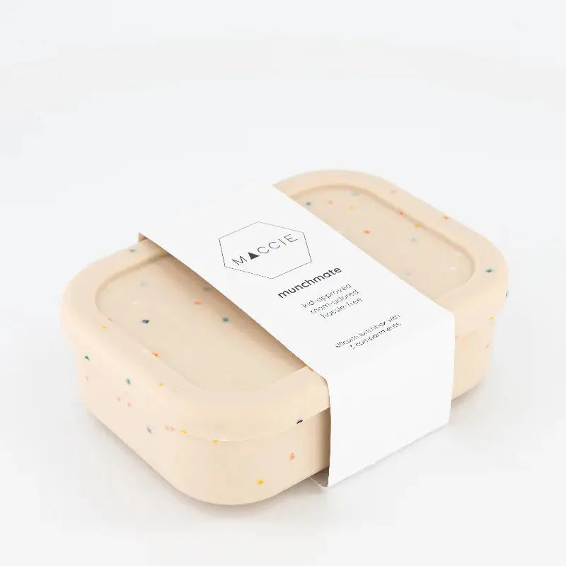 MACCIE MunchMate Silicone Kids Bento Lunch Box | 3 Compartments - Motherhood