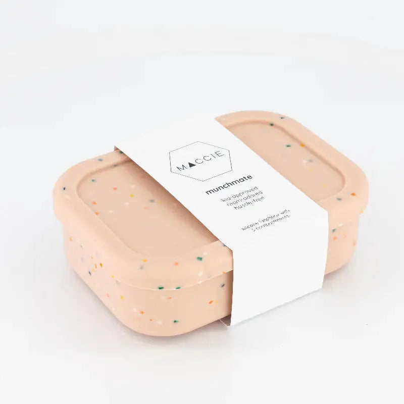 MACCIE MunchMate Silicone Kids Bento Lunch Box | 3 Compartments - Motherhood