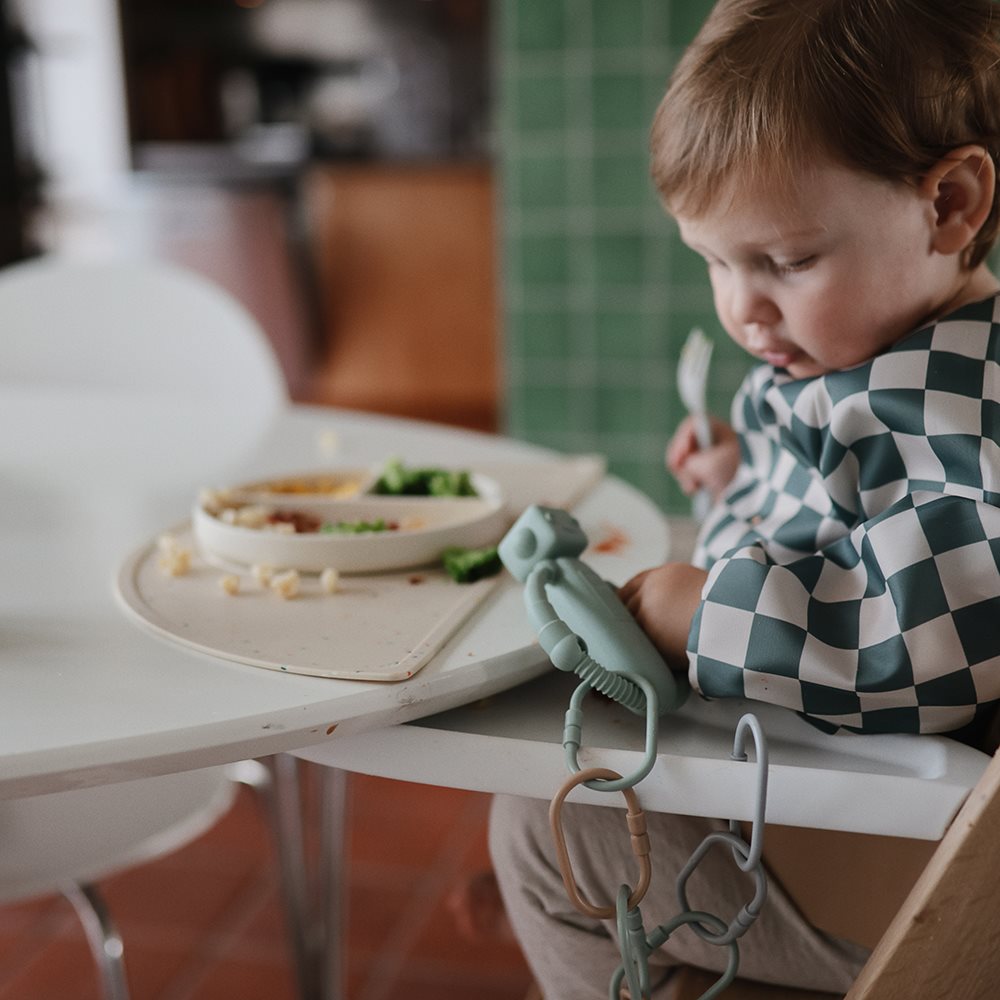 Mushie Sensory Rattle Teethers