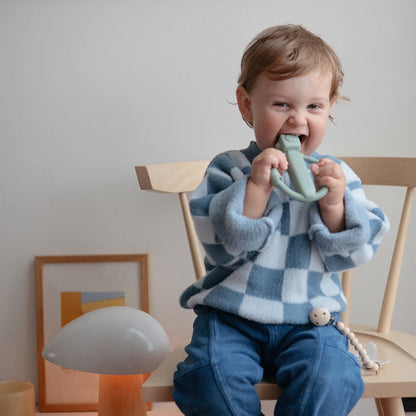Mushie Sensory Rattle Teethers