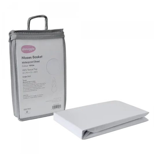 Shnuggle Dreami Waterproof Sheet | For Moses Basket | 74 x 28cm Shnuggle