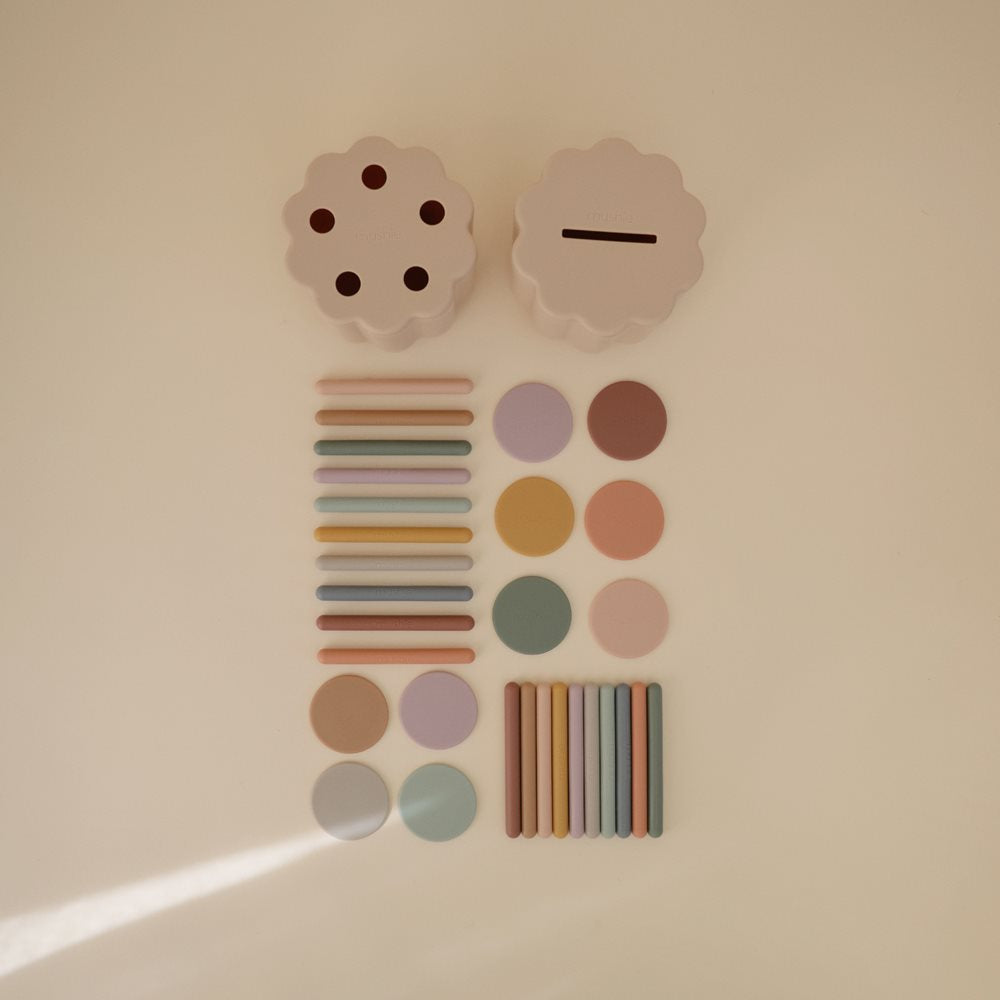 Mushie Coin & Tube Sorting Set - Motherhood