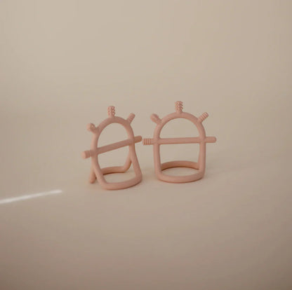 Mushie No-Drop Sensory Teether