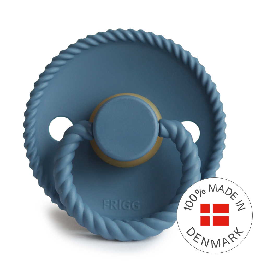 Frigg Rope - Round Latex Pacifier - Ocean View - Motherhood