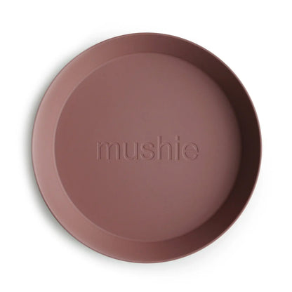 Mushie Plate Round 2P Mushie