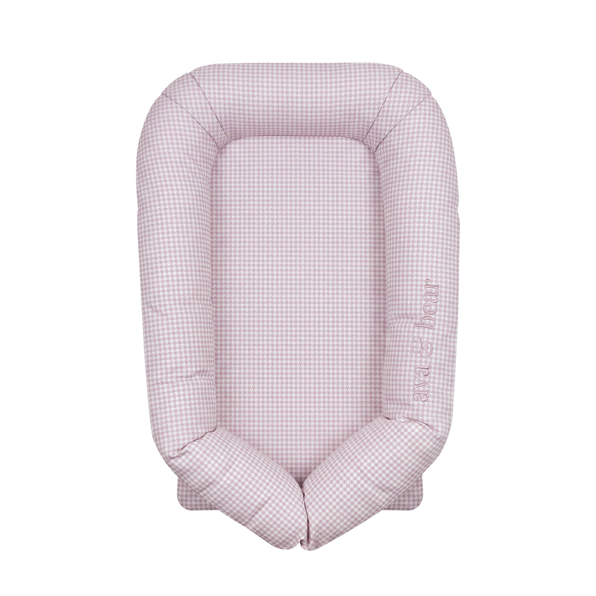 Ava & Bear Lounging Pod Pink Houndstooth