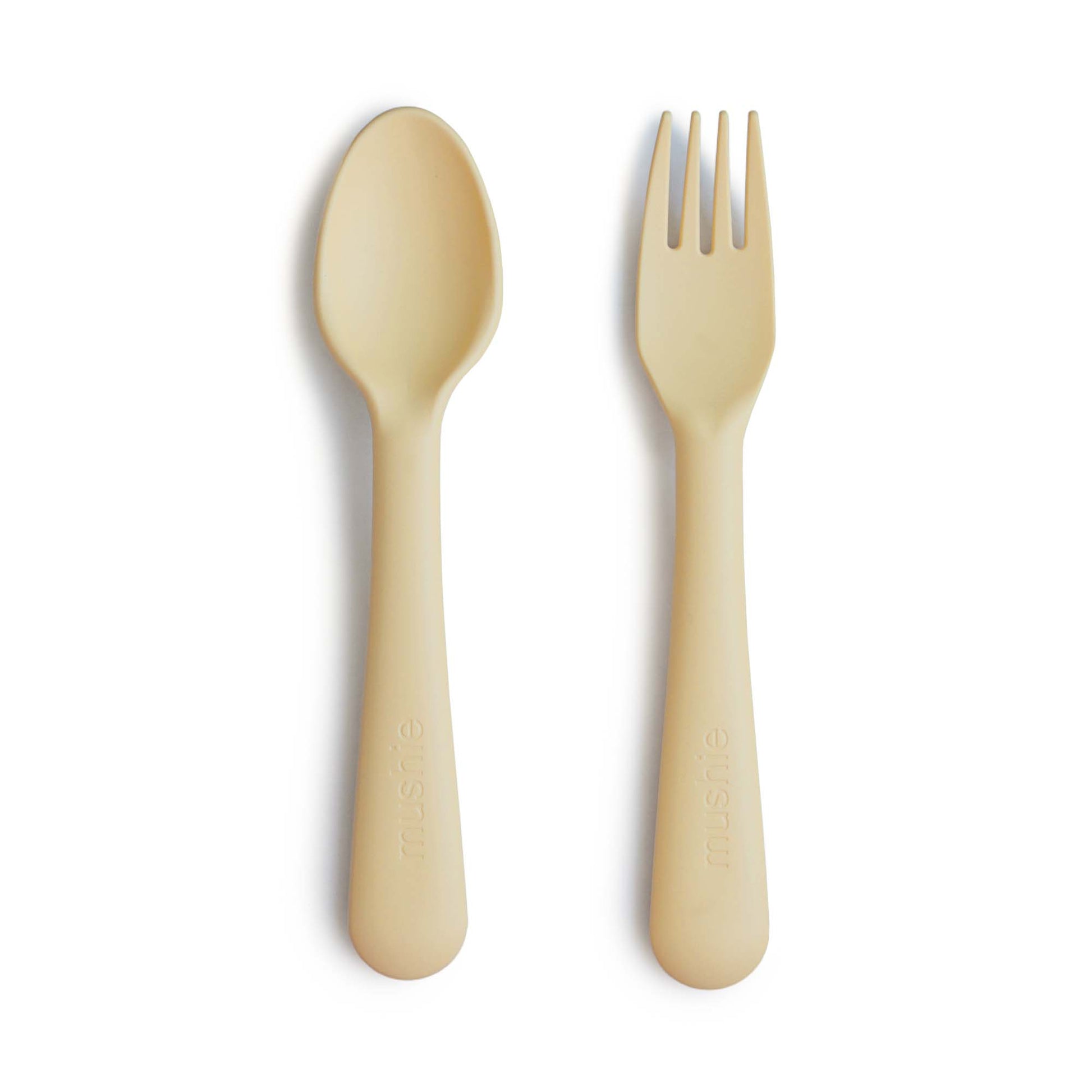 Mushie Fork & Spoon 2P - Motherhood