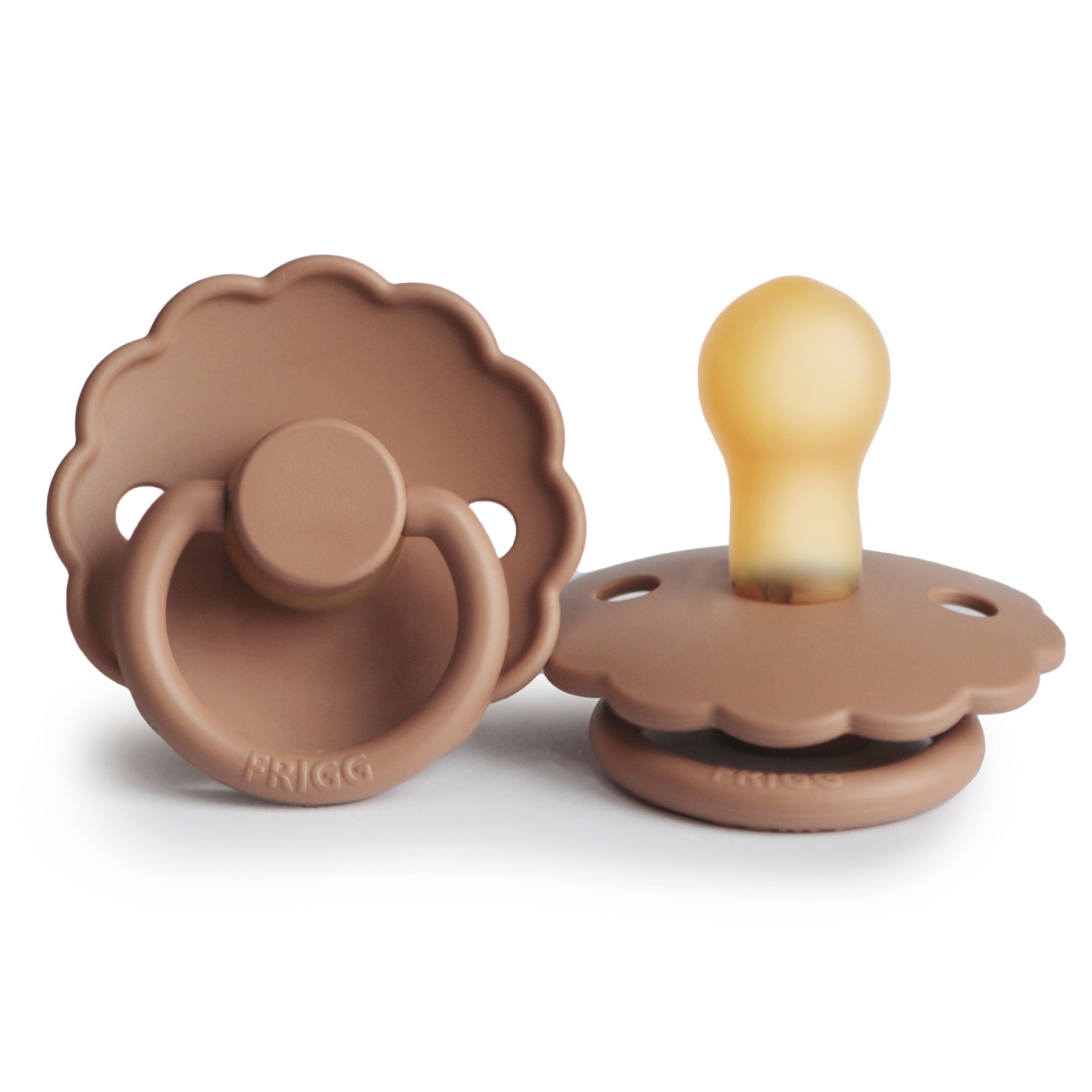 Frigg Daisy - Round Latex Pacifier - Peach Bronze - Motherhood