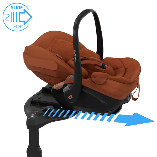 Maxi-Cosi Pebble Slide Pro Lie-Flat Infant Car Seat in Copper Terra