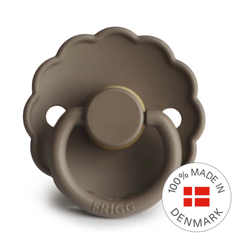 FRIGG Daisy - Round Latex Pacifier - Portobello - Motherhood
