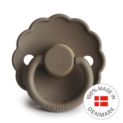 FRIGG Daisy - Round Latex Pacifier - Portobello - Motherhood