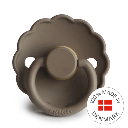 FRIGG Daisy - Round Latex Pacifier - Portobello - Motherhood