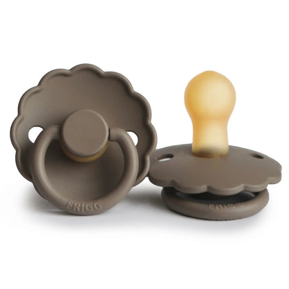 FRIGG Daisy - Round Latex Pacifier - Portobello - Motherhood