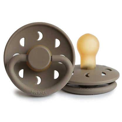 FRIGG Moon - Round Latex Pacifier - Portobello Frigg