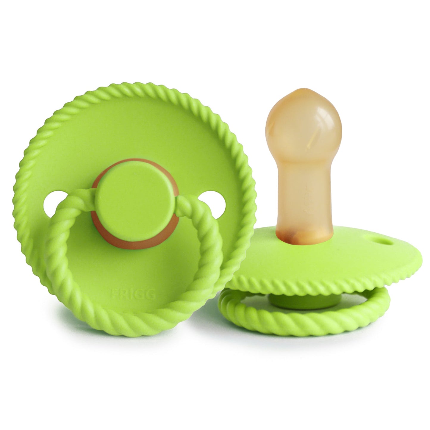 Frigg Rope - Round Latex Pacifier - Rainforest