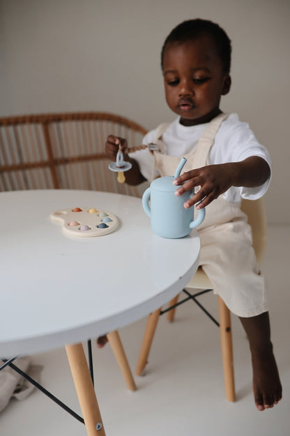 Mushie Silicone Training Cup + Straw
