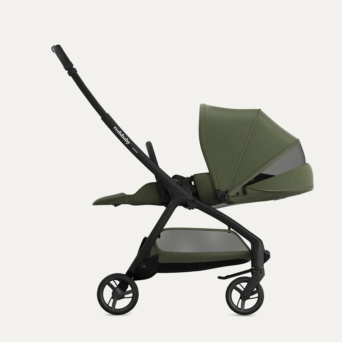 Redsbaby AERON | Compact Urban Pram & Stroller - Motherhood Close-up of Redsbaby AERON South Africa handlebar and chassis design