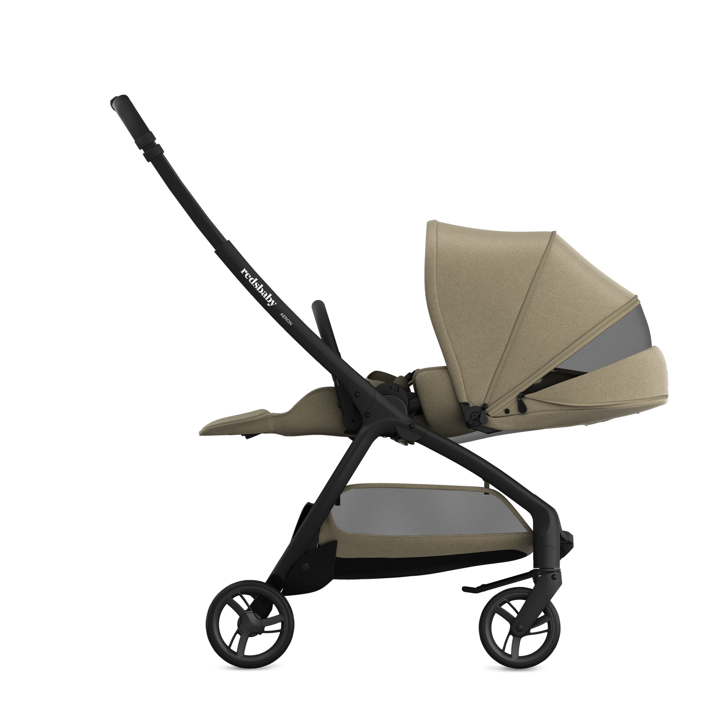 Redsbaby AERON | Compact Urban Pram & Stroller - Motherhood Close-up of Redsbaby AERON South Africa handlebar and chassis design