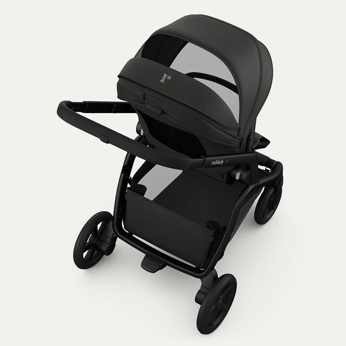 Redsbaby ONIX Bassinet | Full-Size Pram & Stroller - Motherhood Redsbaby ONIX⁺ Bassinet South Africa chassis and bassinet design close-up