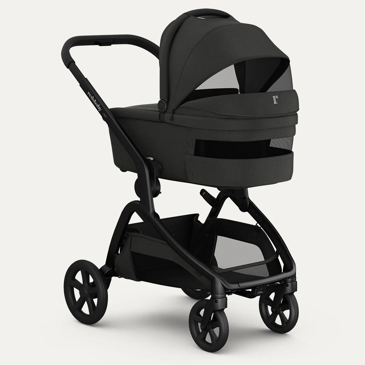 Redsbaby ONIX Bassinet | Full-Size Pram & Stroller - Motherhood Redsbaby ONIX⁺ Bassinet South Africa chassis and bassinet design close-up