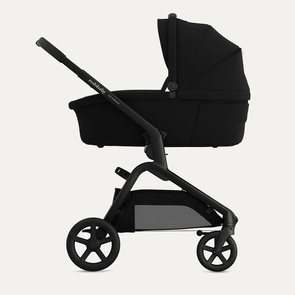 Redsbaby ONIX Bassinet | Full-Size Pram & Stroller - Motherhood Redsbaby ONIX⁺ Bassinet South Africa chassis and bassinet design close-up