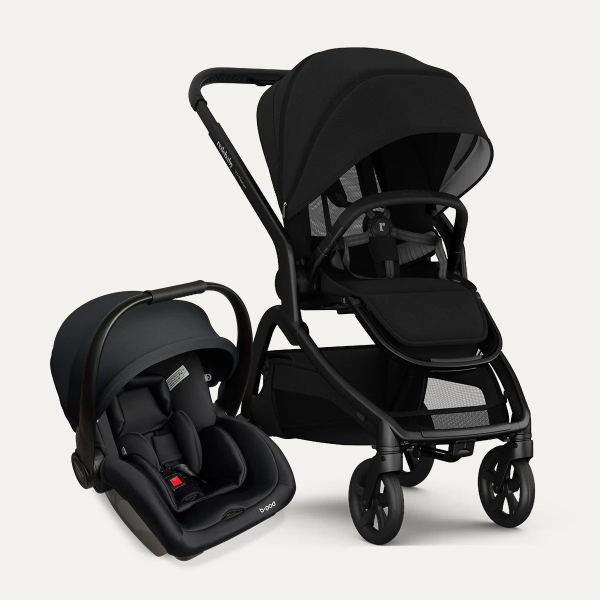 Redsbaby ONIX Bassinet | Full-Size Pram & Stroller - Motherhood Redsbaby ONIX⁺ Bassinet South Africa chassis and bassinet design close-up