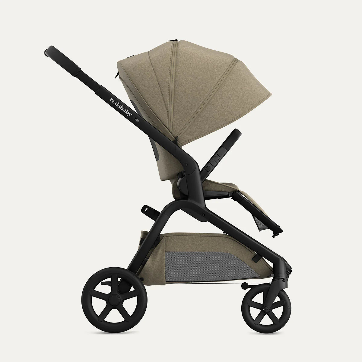 Redsbaby ONIX Bassinet | Full-Size Pram & Stroller - Motherhood Redsbaby ONIX⁺ Bassinet South Africa chassis and bassinet design close-up