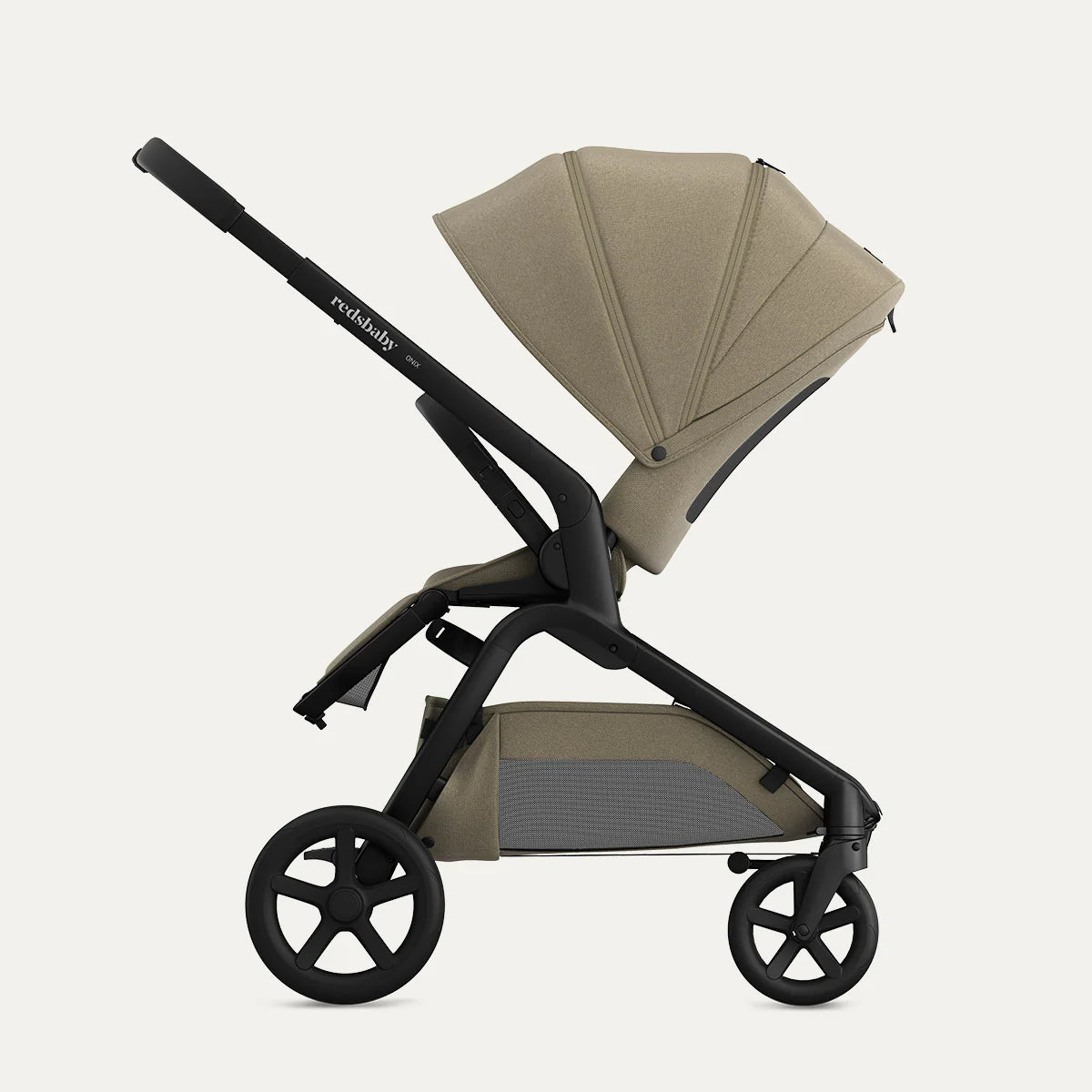 Redsbaby ONIX Bassinet | Full-Size Pram & Stroller - Motherhood Redsbaby ONIX⁺ Bassinet South Africa chassis and bassinet design close-up