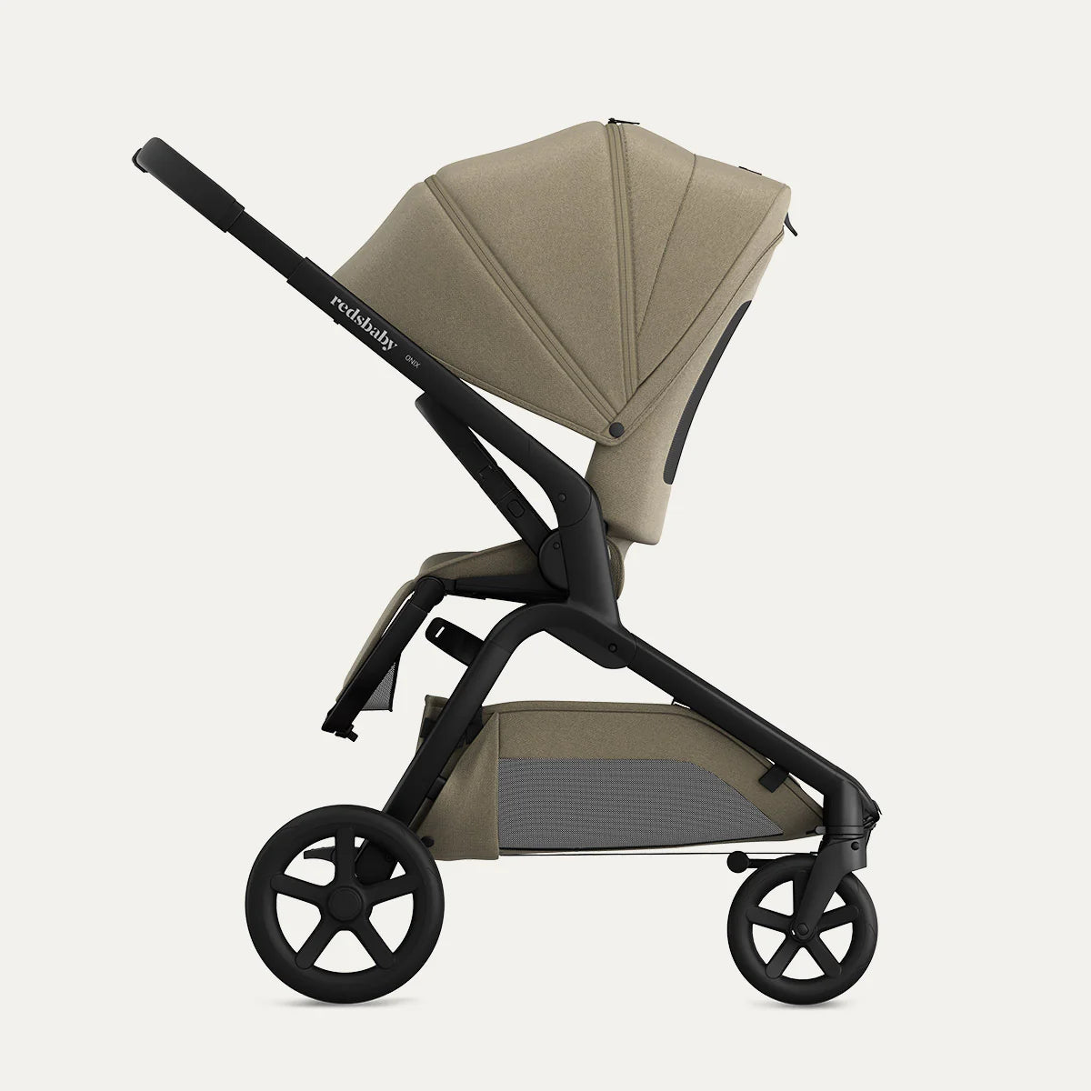 Redsbaby ONIX Bassinet | Full-Size Pram & Stroller - Motherhood Redsbaby ONIX⁺ Bassinet South Africa chassis and bassinet design close-up