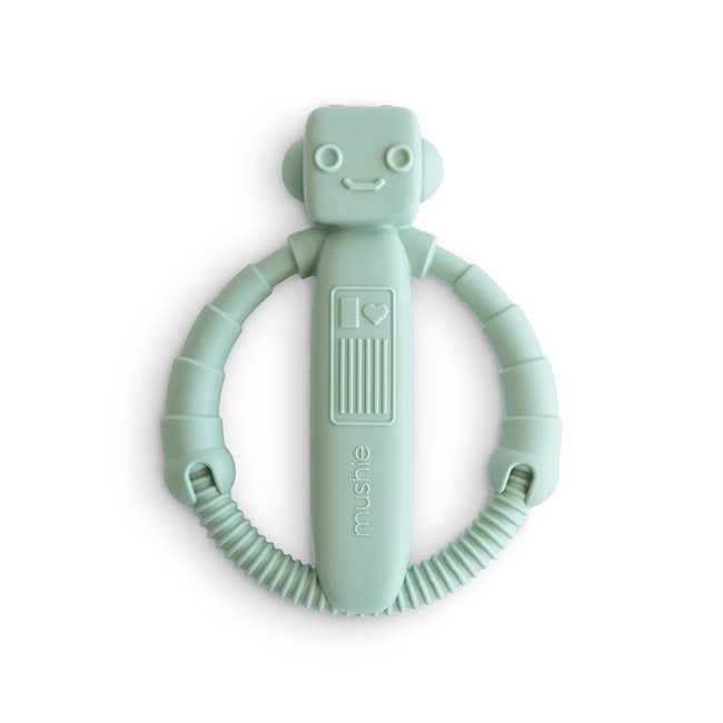 Mushie Sensory Rattle Teethers