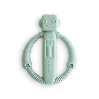 Mushie Sensory Rattle Teethers