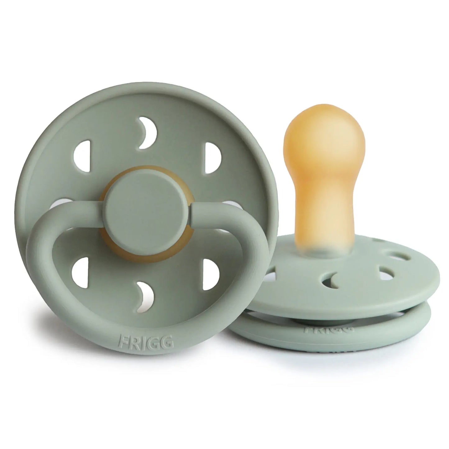 FRIGG Moon - Round Latex Pacifier - Sage Frigg