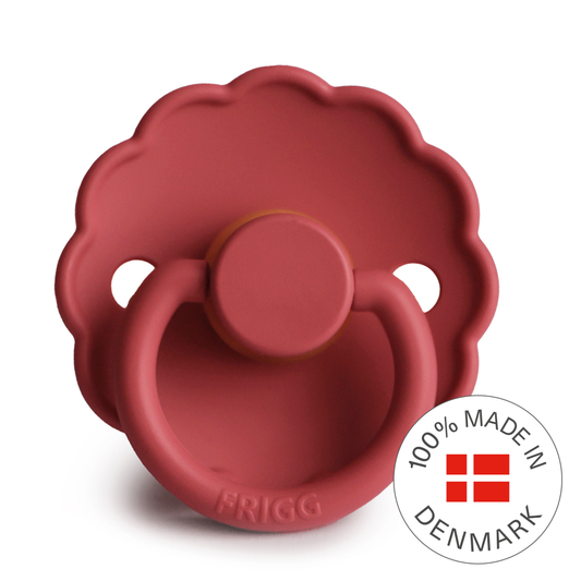 Frigg Daisy - Round Latex Pacifier - Scarlet - Motherhood