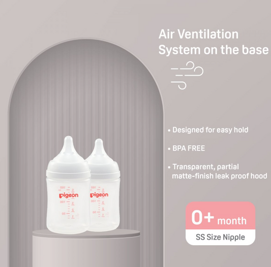 Pigeon SofTouch Nursing Bottle - Twin Pack