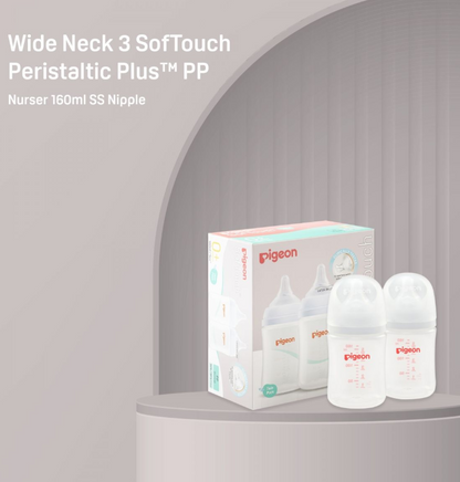 Pigeon SofTouch Nursing Bottle - Twin Pack