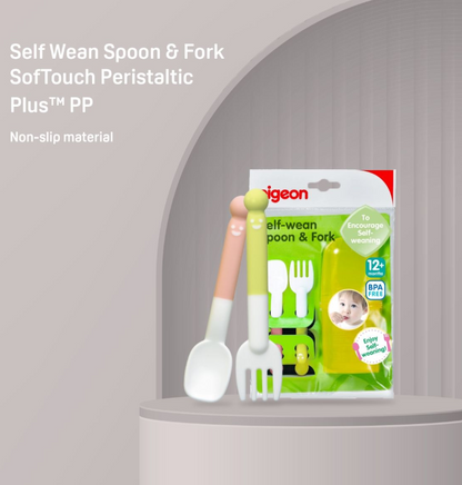 Pigeon - Self-Wean Spoon & Fork