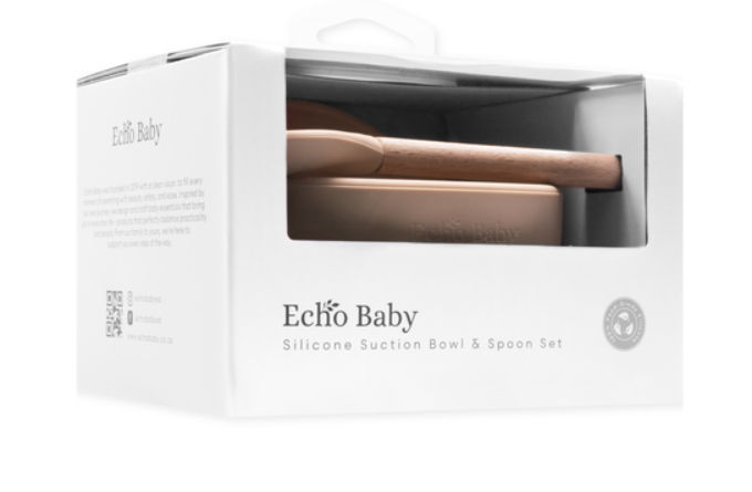 Echo Baby Silicone Suction Bowl and Spoon Set