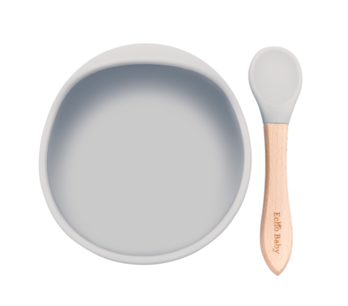 Echo Baby Silicone Suction Bowl and Spoon Set