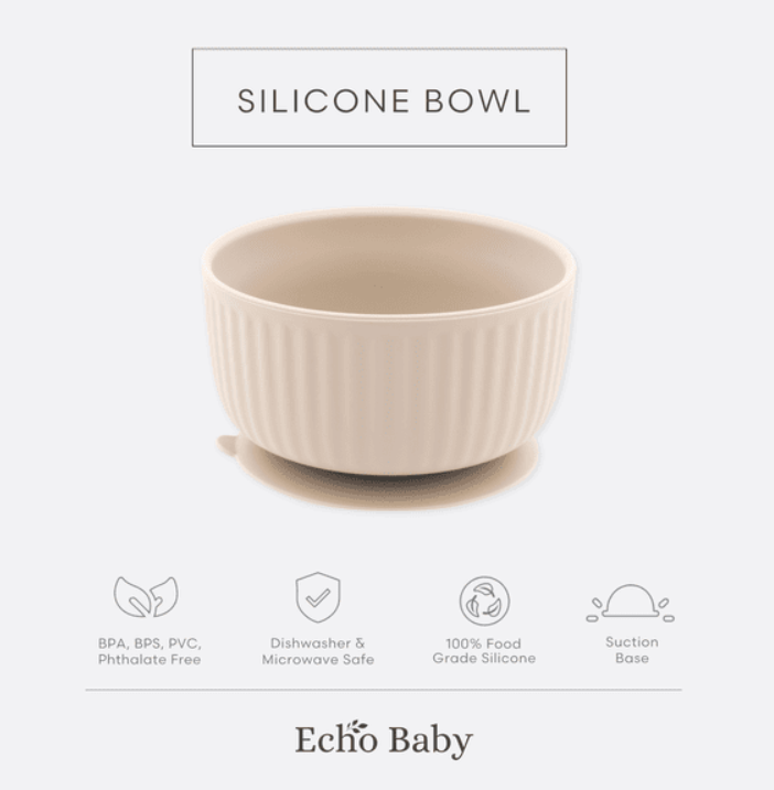 Echo Baby Silicone Suction Bowl