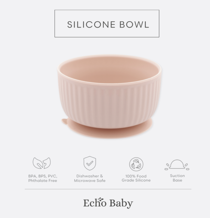Echo Baby Silicone Suction Bowl
