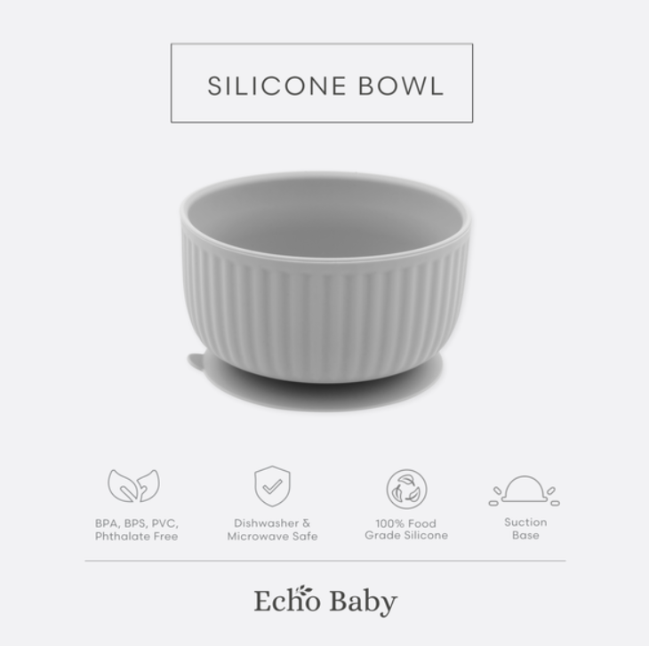 Echo Baby Silicone Suction Bowl