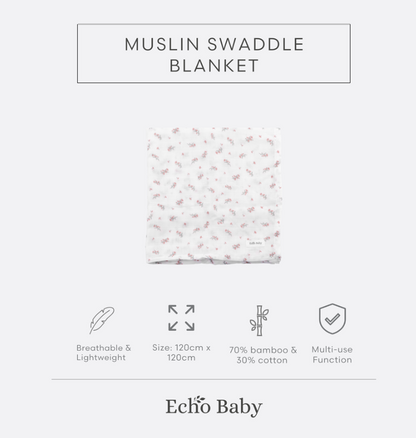 Echo Baby Muslin Swaddle Blanket